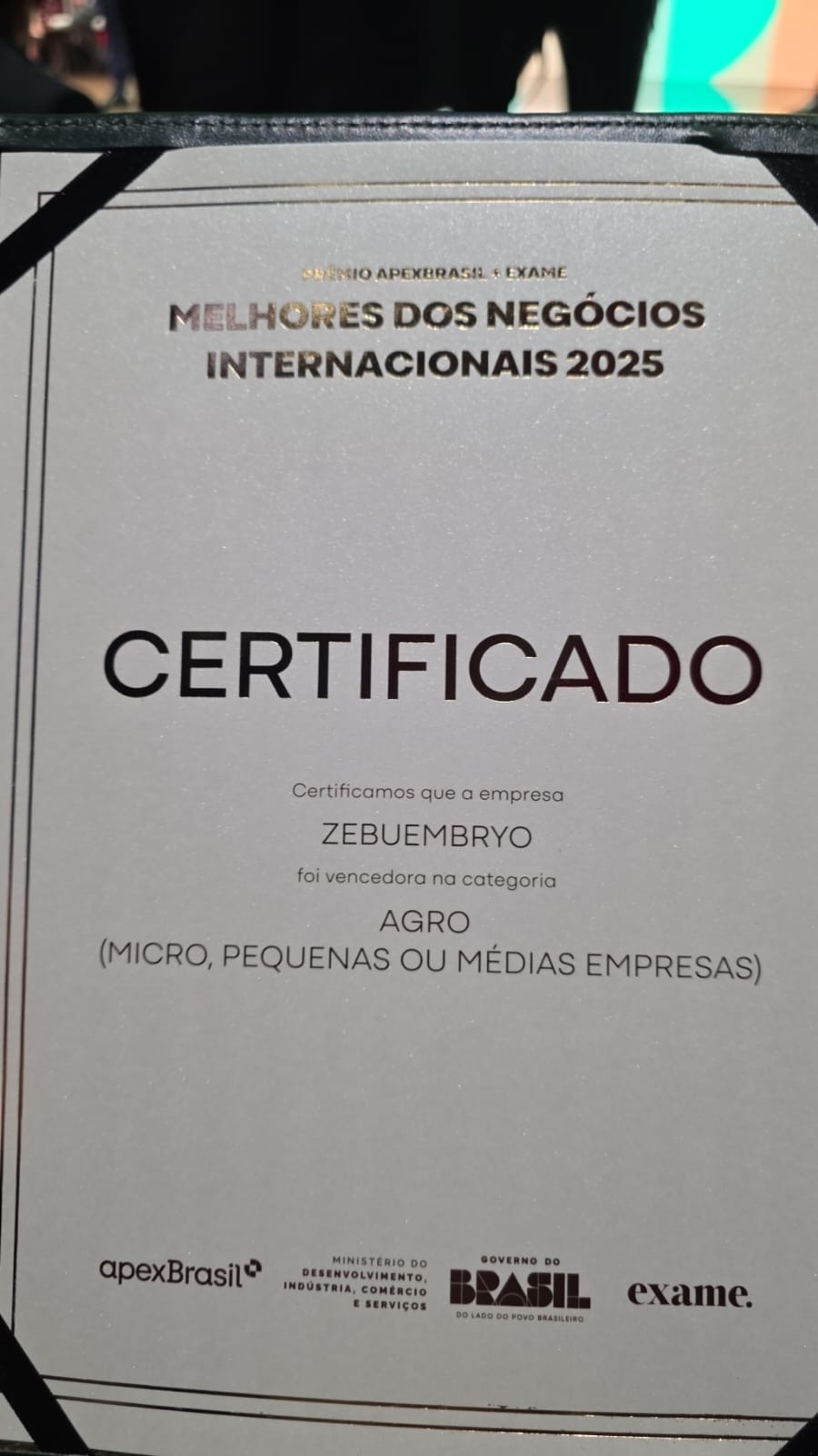 Prêmio apex e revista exame - melhores negócios internacionais